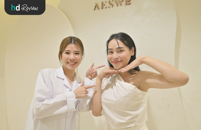 รีวิวฟื้นฟูผิวหน้า ด้วยโปรแกรม Ultimate Mega Exosome ที่ Aeswe Aesthetic Clinic