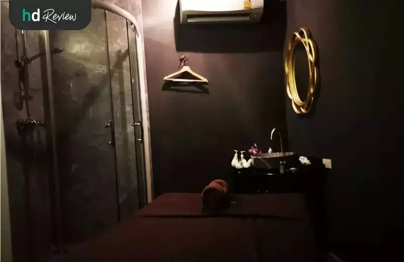 บรรยากาศภายในห้องนวดผ่อนคลายและบำรุงผิว ที่ Grand Massage & Spa
