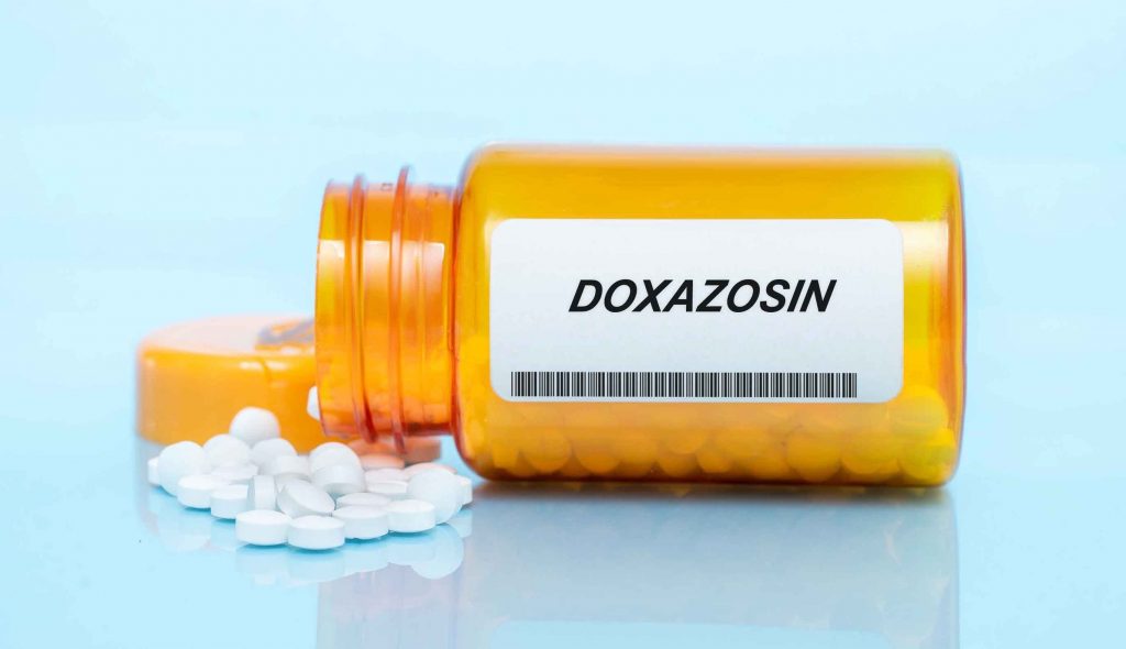 Doxazosin (ดอกซาโซซิน) ข้อมูล วิธีใช้ ผลข้างเคียง