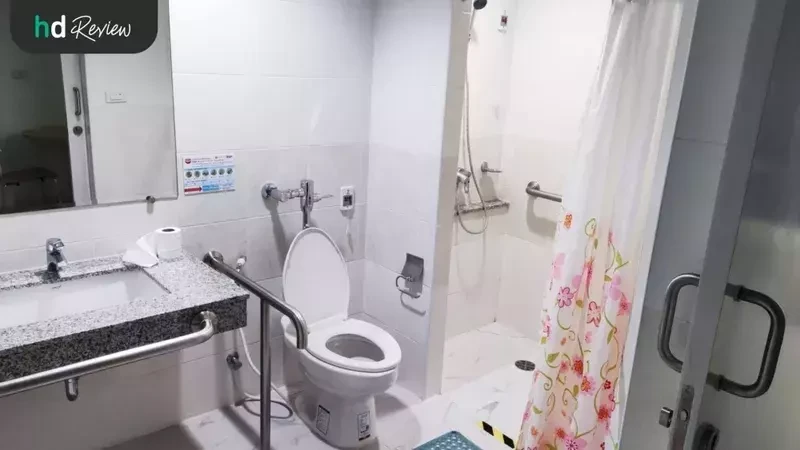 บรรยากาศห้องพัก ที่ โรงพยาบาลยันฮี