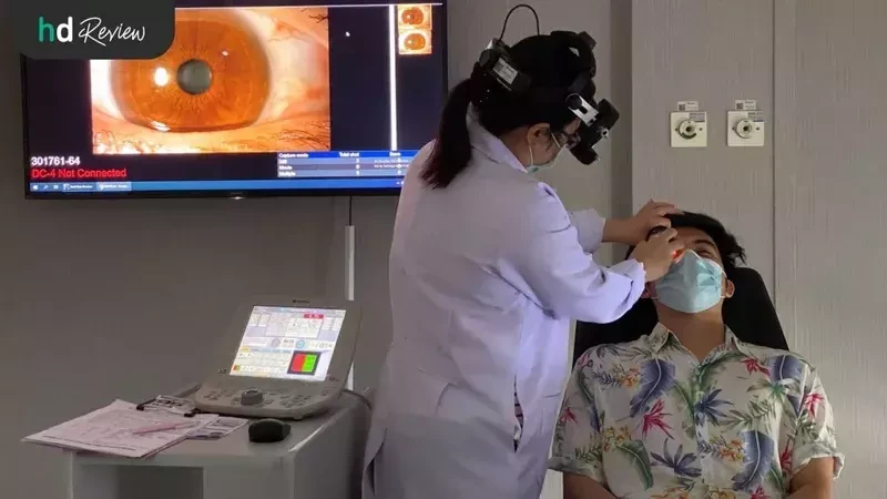 ขั้นตอนการตรวจประเมินก่อนทำเลสิกไร้ใบมีด FEMTO LASIK ที่ โรงพยาบาลพญาไท 3
