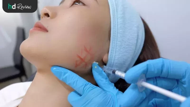 ขั้นตอนการทำเมโส Pink Line & Signature Divine Lift กราม คอ ที่ Divine Aesthetic Clinic