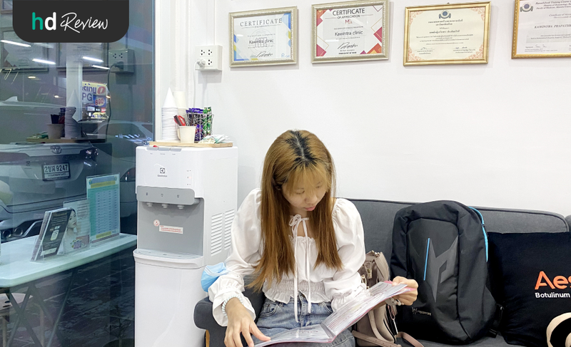 ก่อนรักษาสิว 9 ขั้นตอน ที่ Kawintra Clinic แบริ่ง