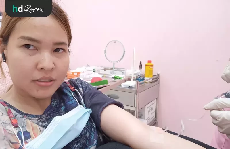 หลังใช้บริการดริปวิตามินซีเข้มข้นจากอิตาลี ที่ Warines Clinic