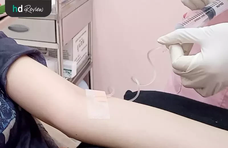ขั้นตอนการดริปวิตามิน