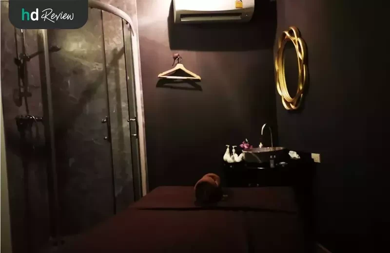 บรรยากาศภายในห้องนวดผ่อนคลายและบำรุงผิว ที่ Grand Massage & Spa