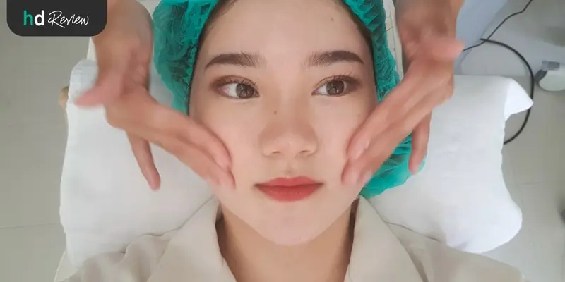 รีวิว เก็บกรอบหน้า ด้วยโปรแกรม Max Lift ที่ Pimtara Estetica Clinic