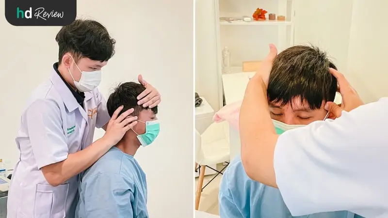 รีวิว ทำกายภาพบำบัด บรรเทาออฟฟิศซินโดรม ที่ 9 Physio Clinic