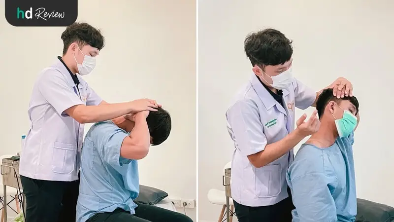 รีวิว ทำกายภาพบำบัด บรรเทาออฟฟิศซินโดรม ที่ 9 Physio Clinic