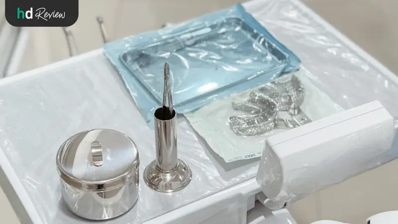 อุปกรณ์พิมพ์ฟันทำรีเทนเนอร์ใส ที่ VP Dental Clinic อุดมสุข 33