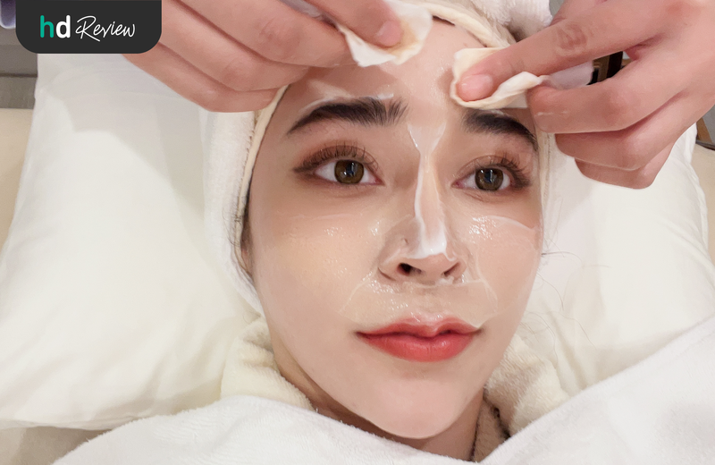 ขั้นตอนการทำความสะอาดหน้าก่อนทำ Aqua pure