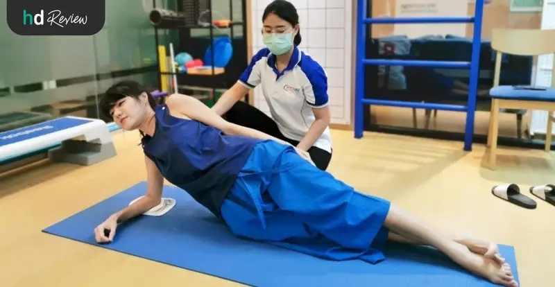 ขั้นตอนการทำกายภาพบำบัด ปรับกระดูกสันหลังคด ที่ Newton EM Physiotherapy Clinic