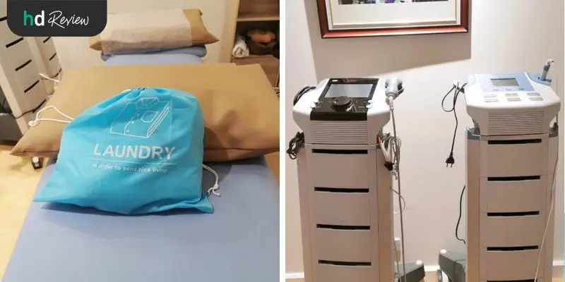 เครื่องทำกายภาพบำบัด ปรับกระดูกสันหลังคด ที่ Newton EM Physiotherapy Clinic