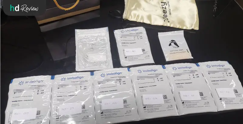 จัดฟันครั้งที่ 2 เพิ่มความมั่นใจด้วย Invisalign ที่ Deezy Dental Home 9 อุปกรณ์ Invisalign
