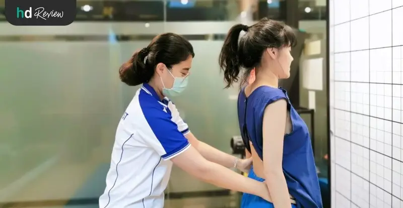 ขั้นตอนการทำกายภาพบำบัด ปรับกระดูกสันหลังคด ที่ Newton EM Physiotherapy Clinic