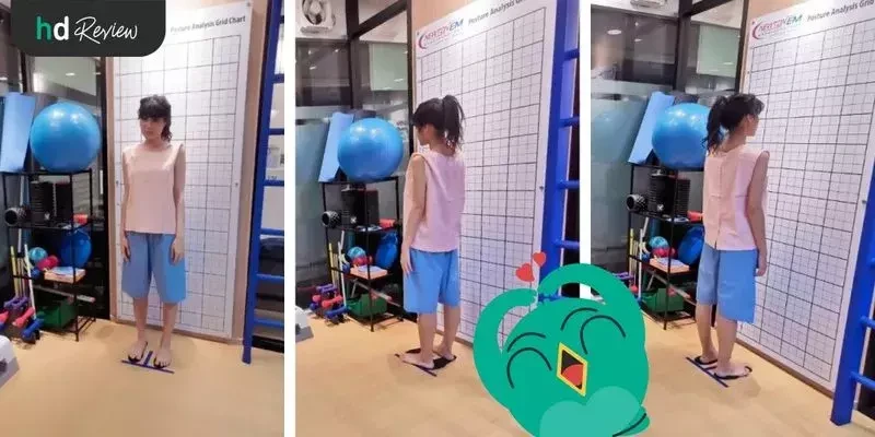 ผู้ใช้บริการทำกายภาพบำบัด ปรับกระดูกสันหลังคด ที่ Newton EM Physiotherapy Clinic