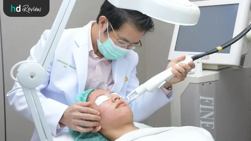 ขั้นตอนรักษาหลุมสิว ด้วยเลเซอร์ FINE SCAN 1550 ที่ Clinic Neo