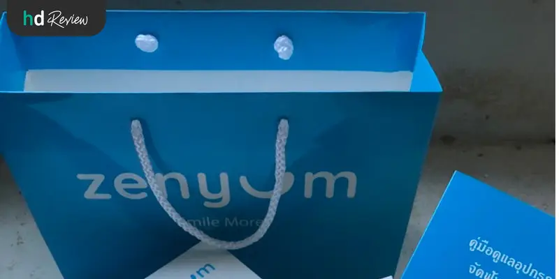 รีวิวจัดฟันแบบใส Zenyum 8 อุปกรณ์จัดฟันแบบใส Zenyum ที่ Dr.Pisut Dental Clinic