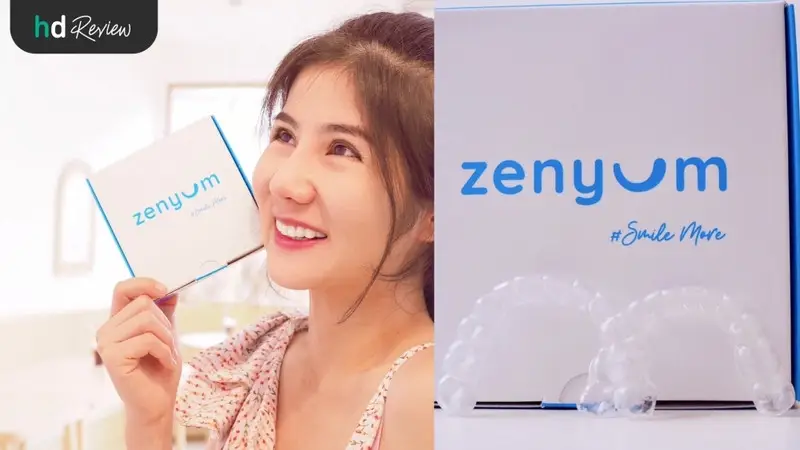 ผลลัพธ์หลังจัดฟันแบบใสกับ Zenyum เสร็จแล้ว