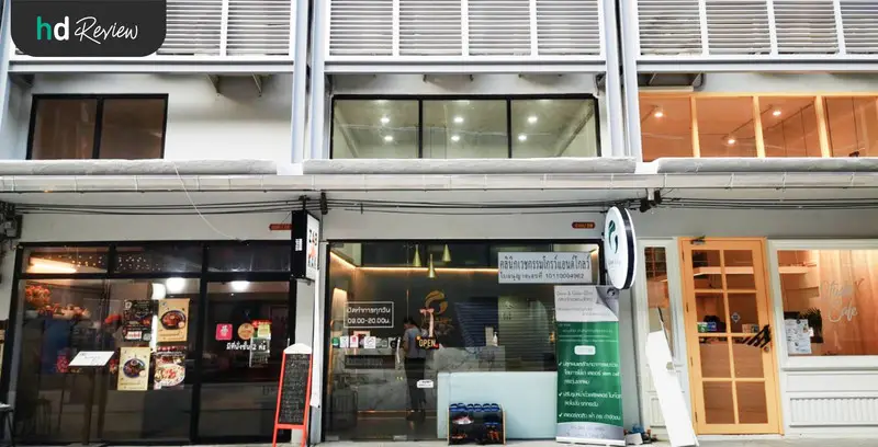 เลเซอร์กระตุ้นรากผม ได้ผลดีเกินคาด ที่ GROW & GLOW Clinic 3 ภาพบรรยากาศด้านหน้า GROW & GLOW Clinic