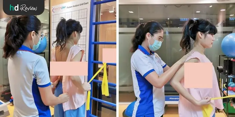 ขั้นตอนการทำกายภาพบำบัด ปรับกระดูกสันหลังคด ที่ Newton EM Physiotherapy Clinic
