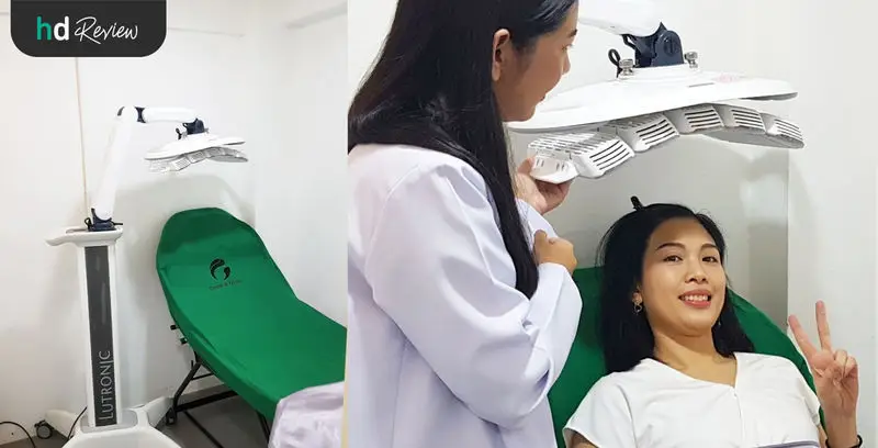 ขั้นตอนการทำเลเซอร์กระตุ้นรากผม Hair Growth Laser ที่ Grow & Glow Clinic