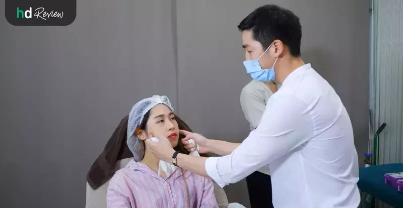 ภาพขั้นตอนการฉีดโบเกาหลี ที่ Zenzen Clinic