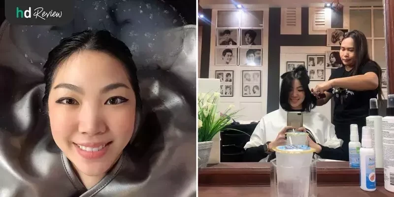 ขั้นตอนการตัดสระ ที่ The Hairist