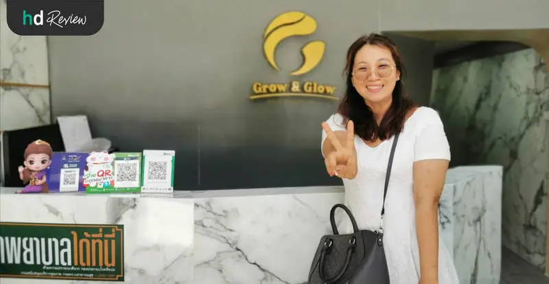 เลเซอร์กระตุ้นรากผม ได้ผลดีเกินคาด ที่ GROW & GLOW Clinic 8 ภาพผู้มาใช้บริการเลเซอร์กระตุ้นรากผม ที่ GROW & GLOW Clinic
