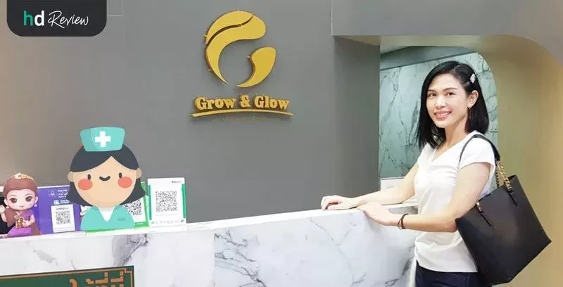 ผู้ใช้บริการเลเซอร​์กระตุ้นรากผม ที่ GROW & GLOW Clinic