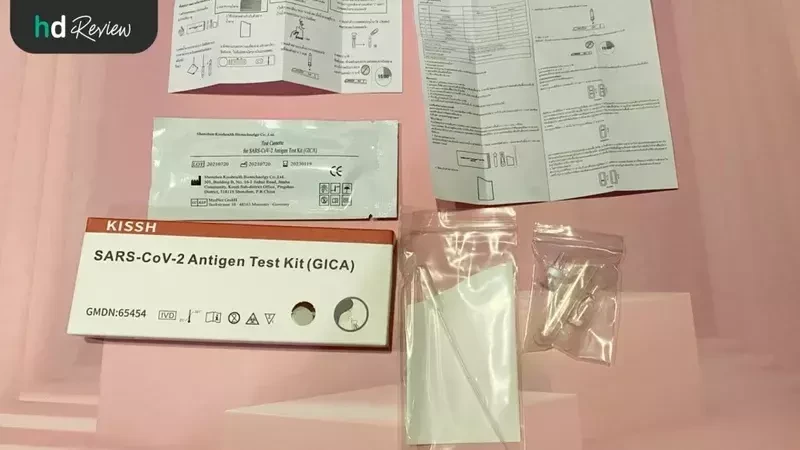 ชุดตรวจโควิดแบบ ATK ด้วยน้ำลาย