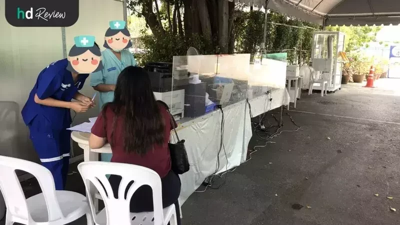 ขั้นตอนการตรวจโควิด เพื่อรับใบรับรองแพทย์ ที่ โรงพยาบาลปิยะเวท