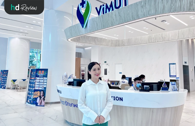 หน้าเคาน์เตอร์โรงพยาบาลวิมุต