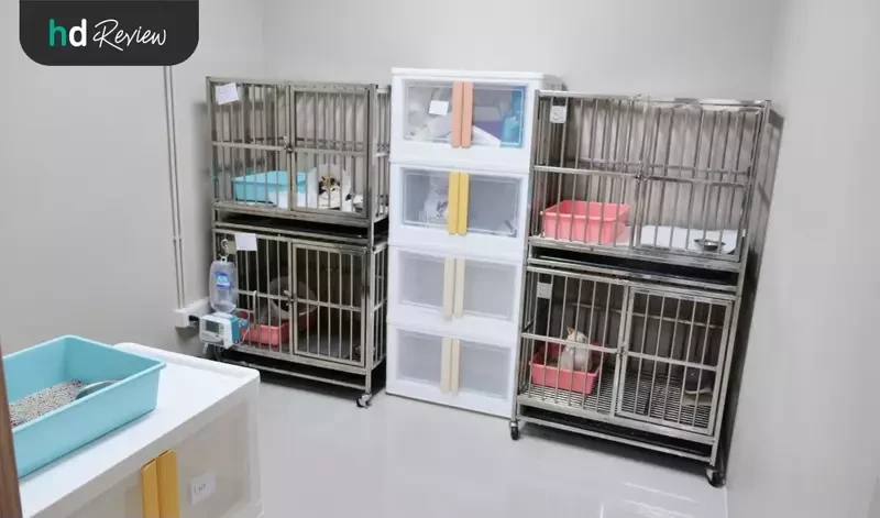 ห้องพักฟื้นสัตว์เลี้ยง ที่ โรงพยาบาลสัตว์ออลเพ็ท