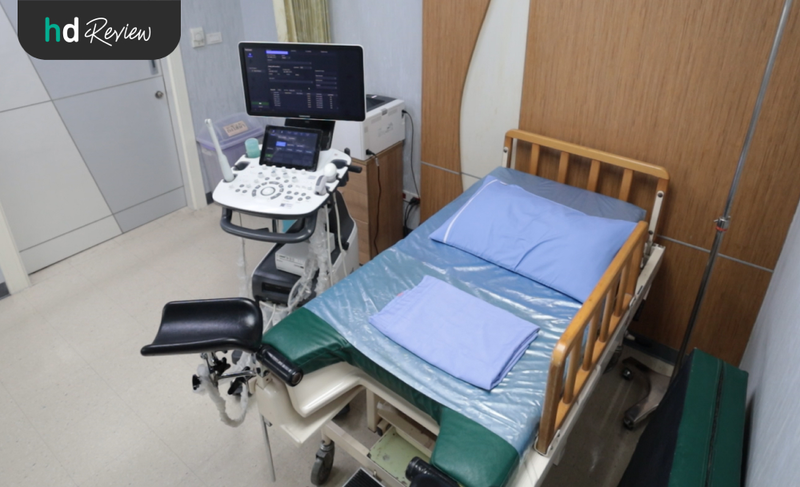ห้องตรวจภายใน ตรวจคัดกรองมะเร็งปากมดลูก ที่ รพ. เปาโล สมุทรปราการ
