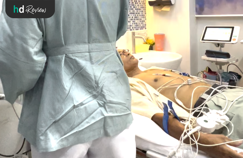ขั้นตอนการตรวจคลื่นไฟฟ้าหัวใจ (EKG)