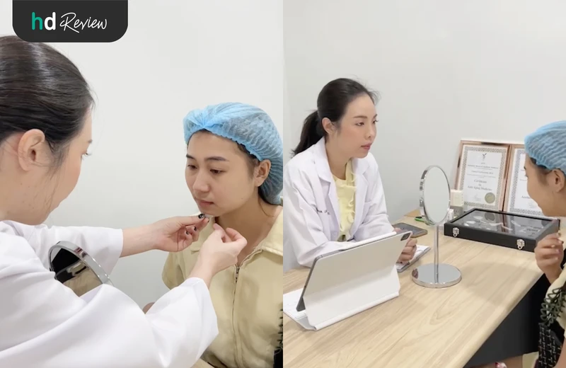 ขั้นตอนปรึกษาคุณหมอก่อนเสริมคาง ที่ Chanya Clinic
