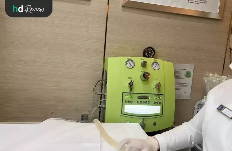 ขั้นตอนการสวนล้างลำไส้ระบบปิด (Colon Hydrotherapy) ที่ EW Villa Medica Bangkok