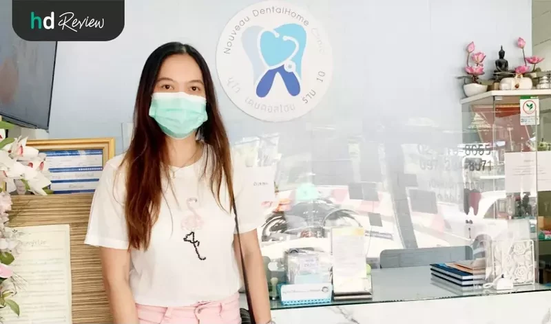 รีวิว แปะฟันขาว ด้วยวีเนียร์คอมโพสิต ที่ Nouveau Dental Home Clinic