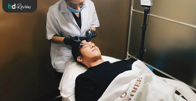 รีวิว สักคิ้วผู้ชาย แบบธรรมชาติ ที่ Baramee Beauty