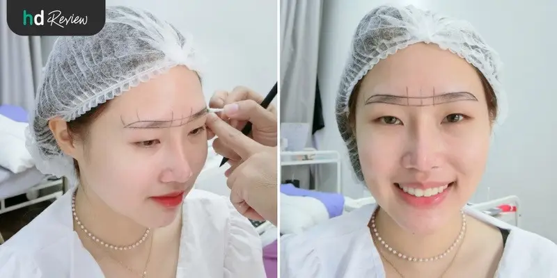 HDreview รีวิว สักคิ้ว