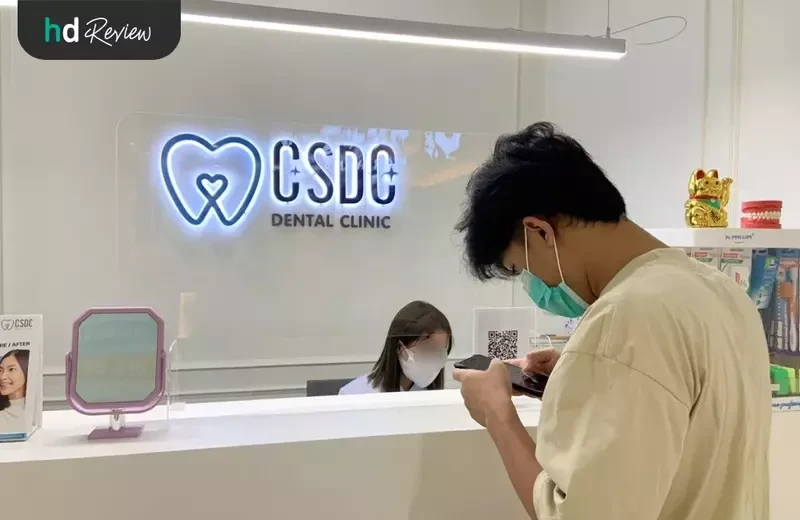 ผู้ใช้บริการอุดฟันด้วยวัสดุสีเหมือนฟัน ที่ CSDC