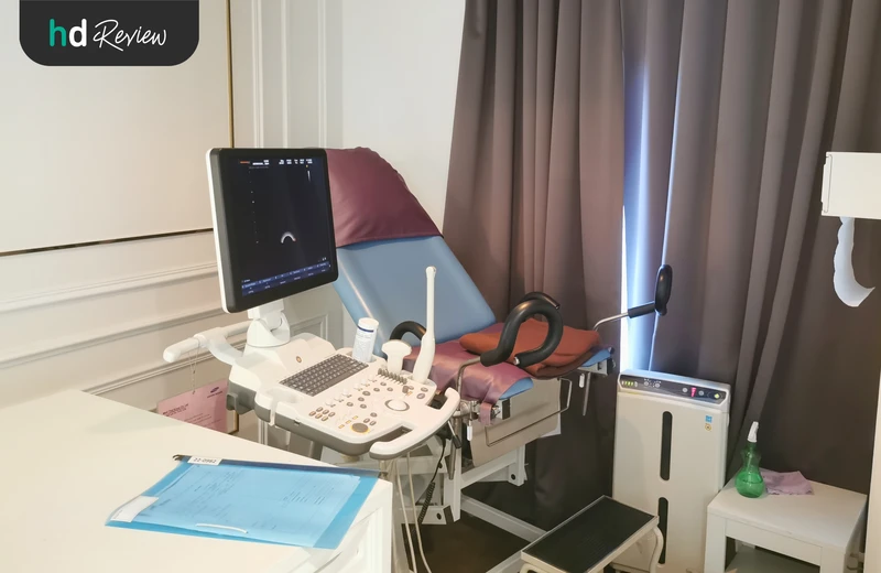 บรรยากาศห้องตรวจอัลตราซาวด์ ที่ iBaby Fertility & Genetic Center