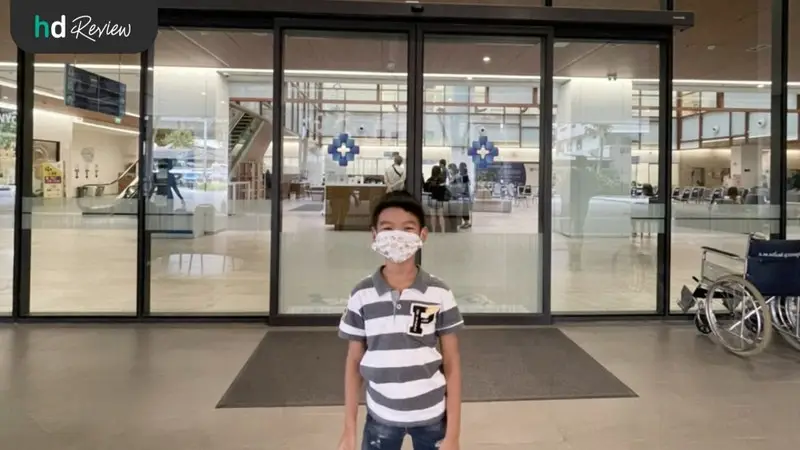 พาลูกชายมาฉีดวัคซีนไข้หวัดใหญ่ 2021 ป้องกัน 4 สายพันธุ์ ที่ โรงพยาบาลพริ้นซ์ สุวรรณภูมิ