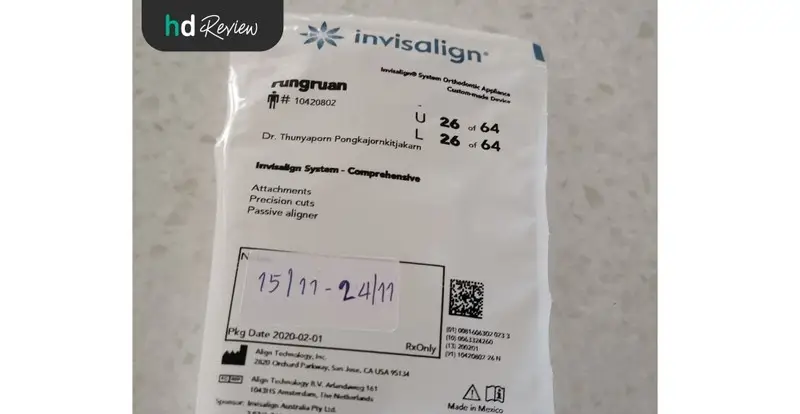 อุปกรณ์ Invisalign