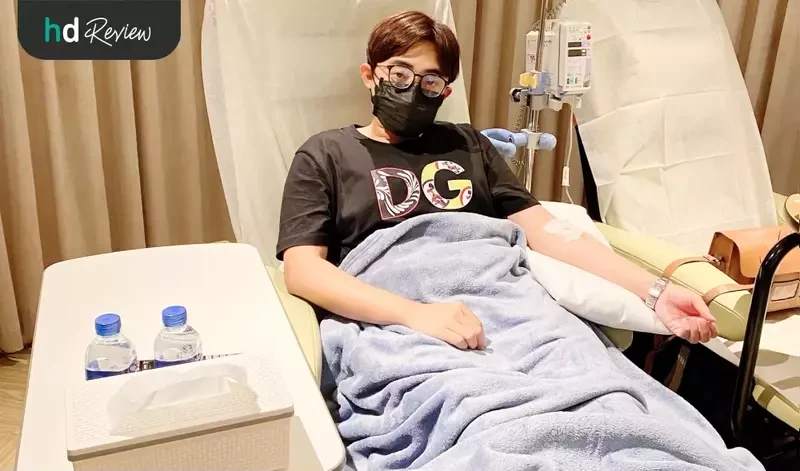 ขั้นตอนการดริปวิตามิน ที่ EW Villa Medica Bangkok