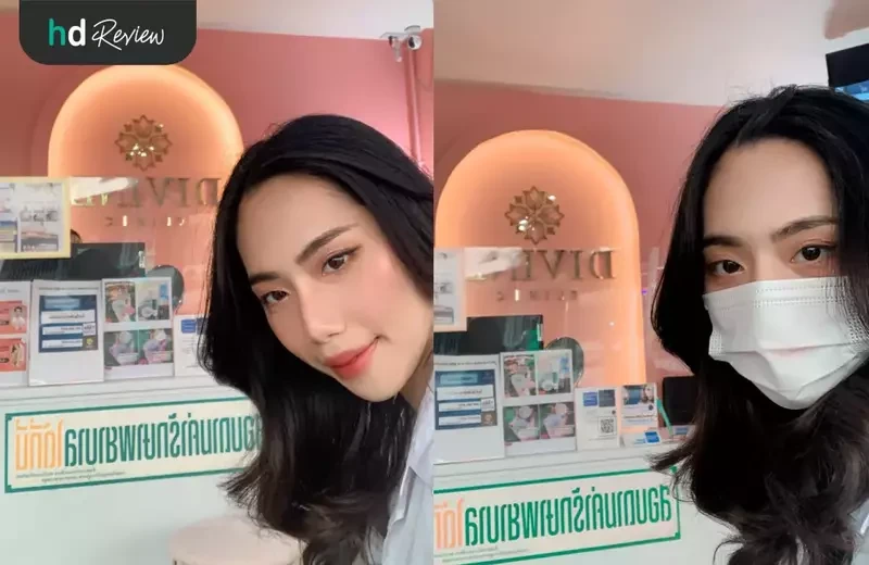 ผู้ใช้บริการดริปวิตามิน ที่ Divine Aesthetic Clinic