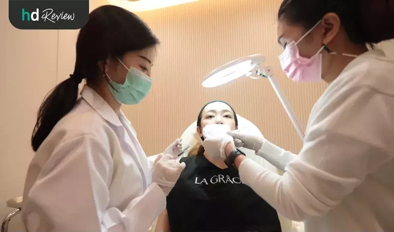 รีวิวฉีดฟิลเลอร์ปาก ที่ La Grace Clinic
