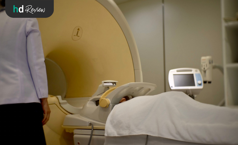 ห้องตรวจ MRI สมอง ที่ รพ. พญาไท นวมินทร์