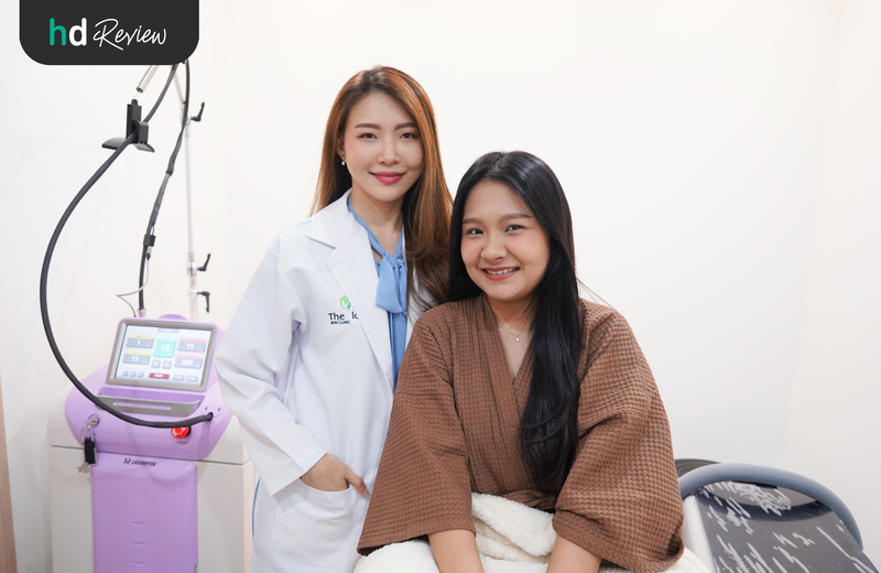ผู้ใช้บริการกำจัดขนรักแร้ด้วย Long Pulse ND YAG ที่ The Clover Clinic